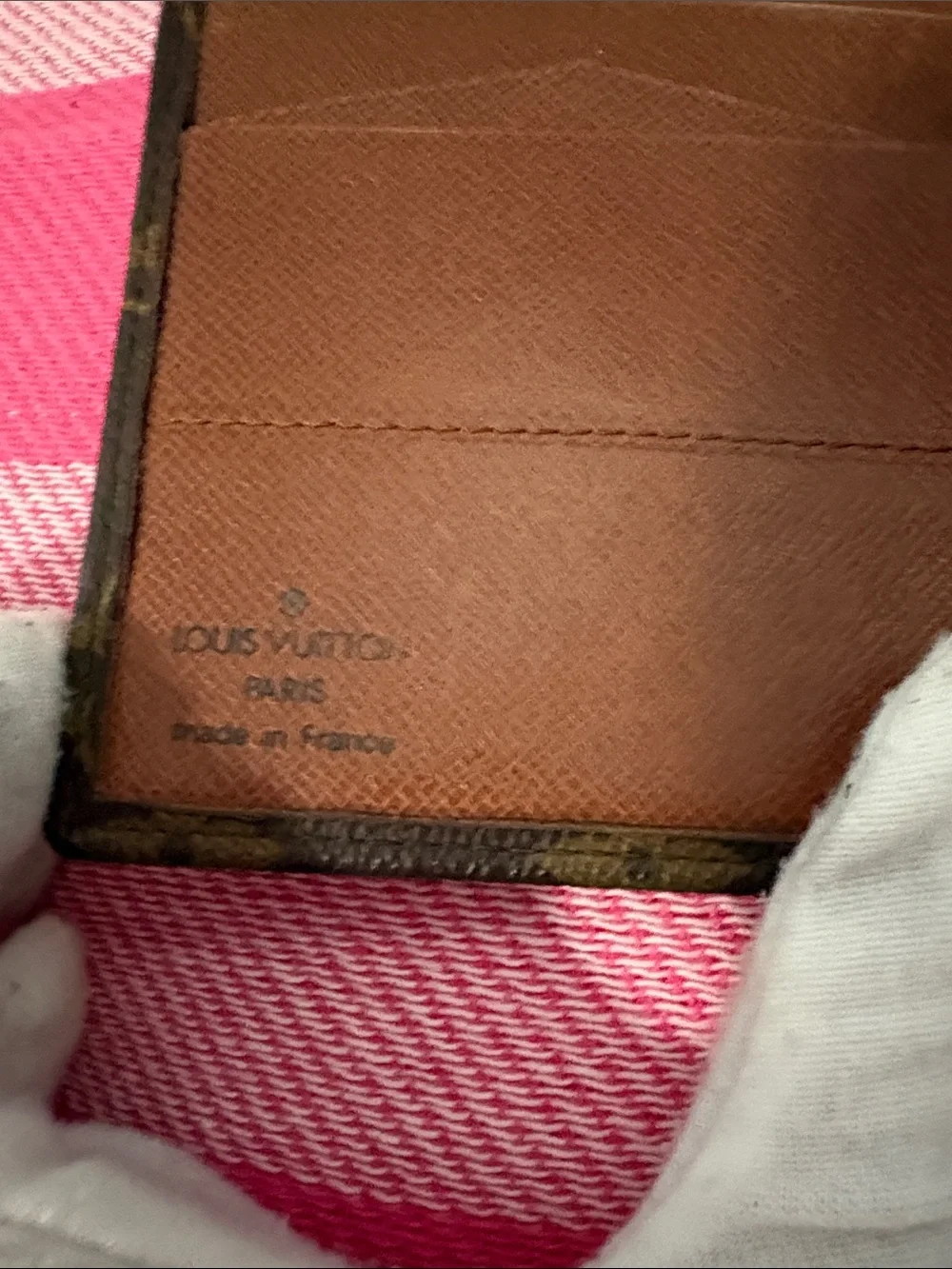 Louis Vuitton Monogram Envelope Wallet - Brown/Gold Accent